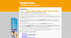 Desktop Screenshot of busje-huren.com
