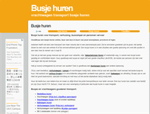 Tablet Screenshot of busje-huren.com
